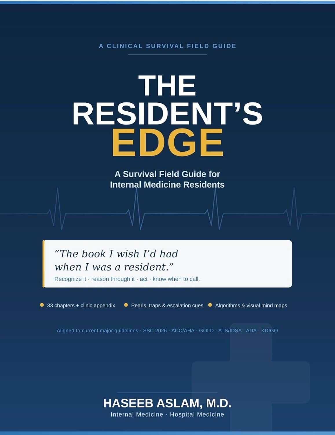 The Resident’s Edge book cover by Haseeb Aslam, MD